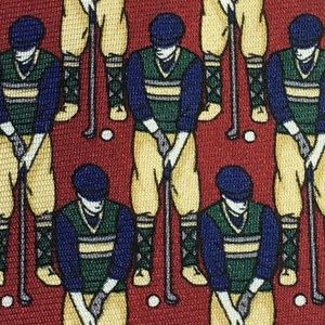 Jack Nicklaus Tie Golfer Novelty Gift Geometric